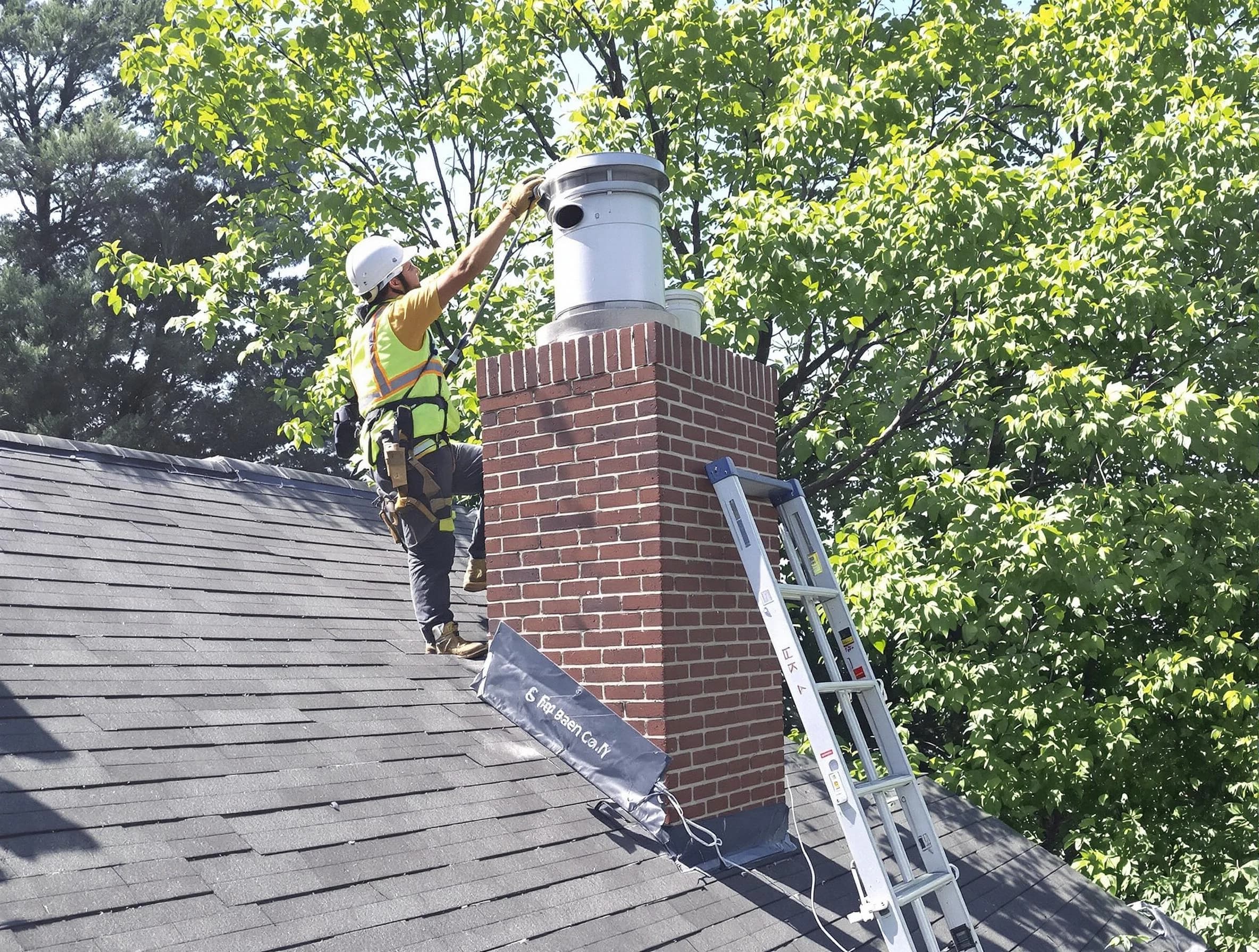 Chimney liner inspection by Salt Lake City Chimney Sweep in Salt Lake City, UT