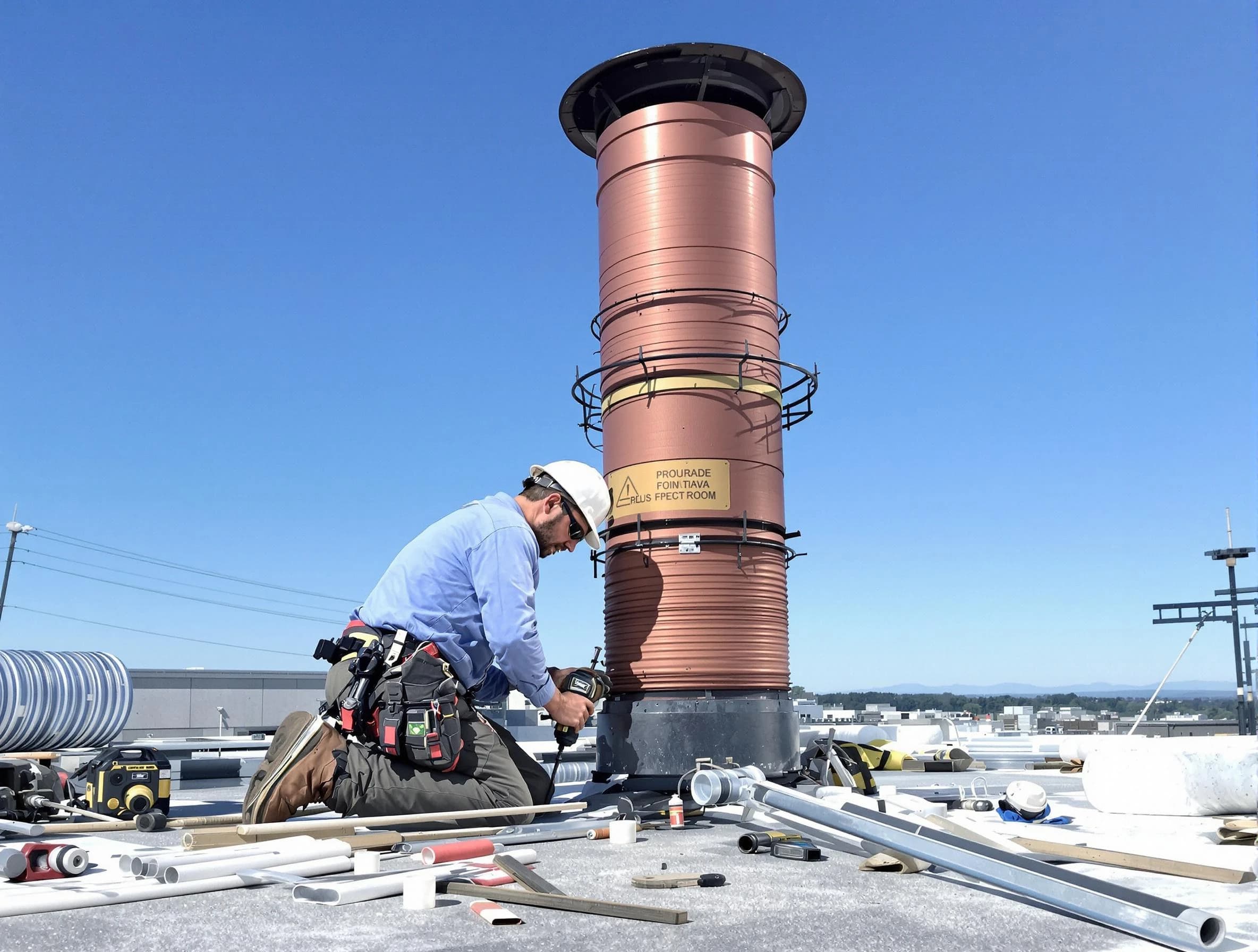 Installed chimney liner by Salt Lake City Chimney Sweep in Salt Lake City, UT