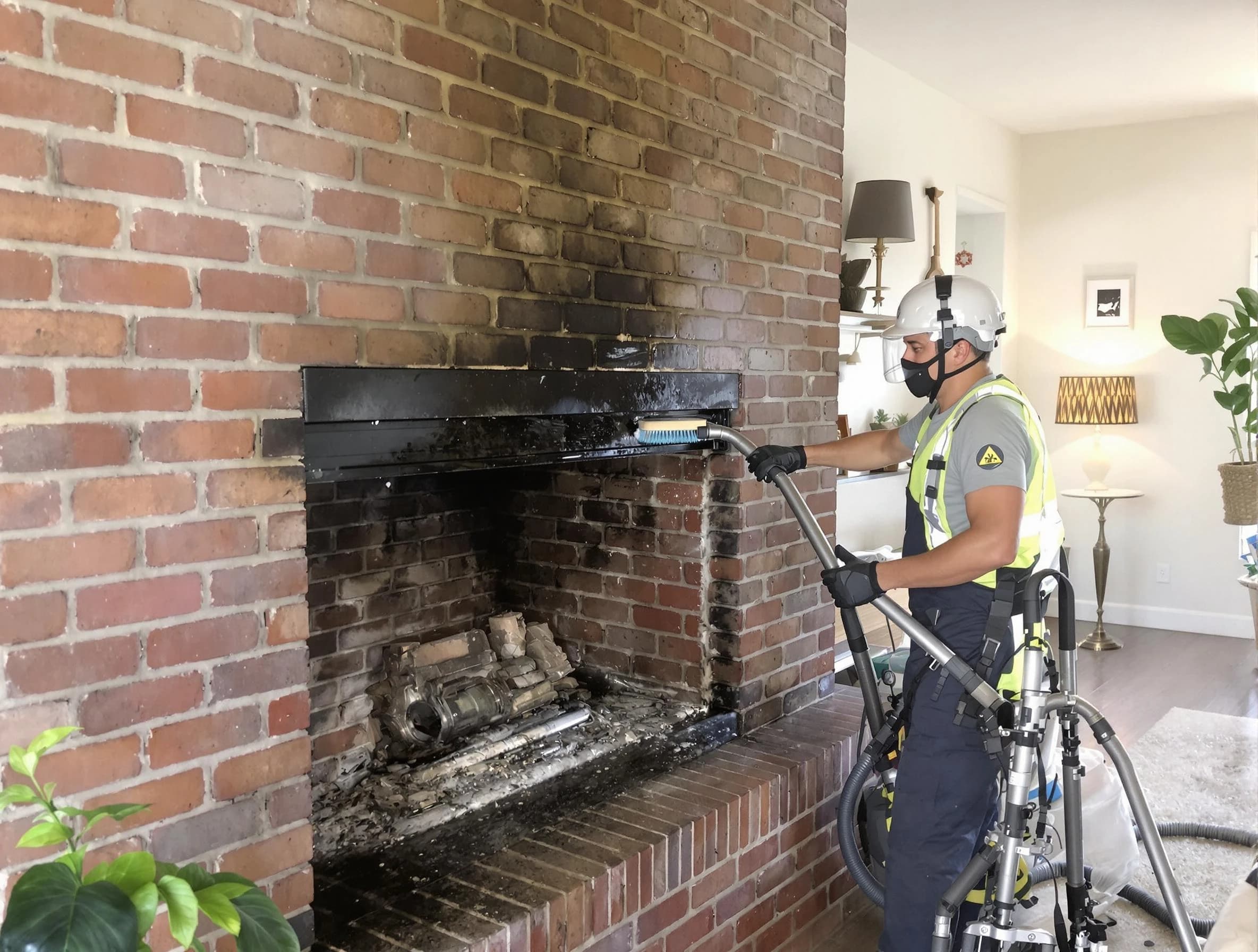 Salt Lake City Chimney Sweep providing fireplace cleaning services in Salt Lake City, UT